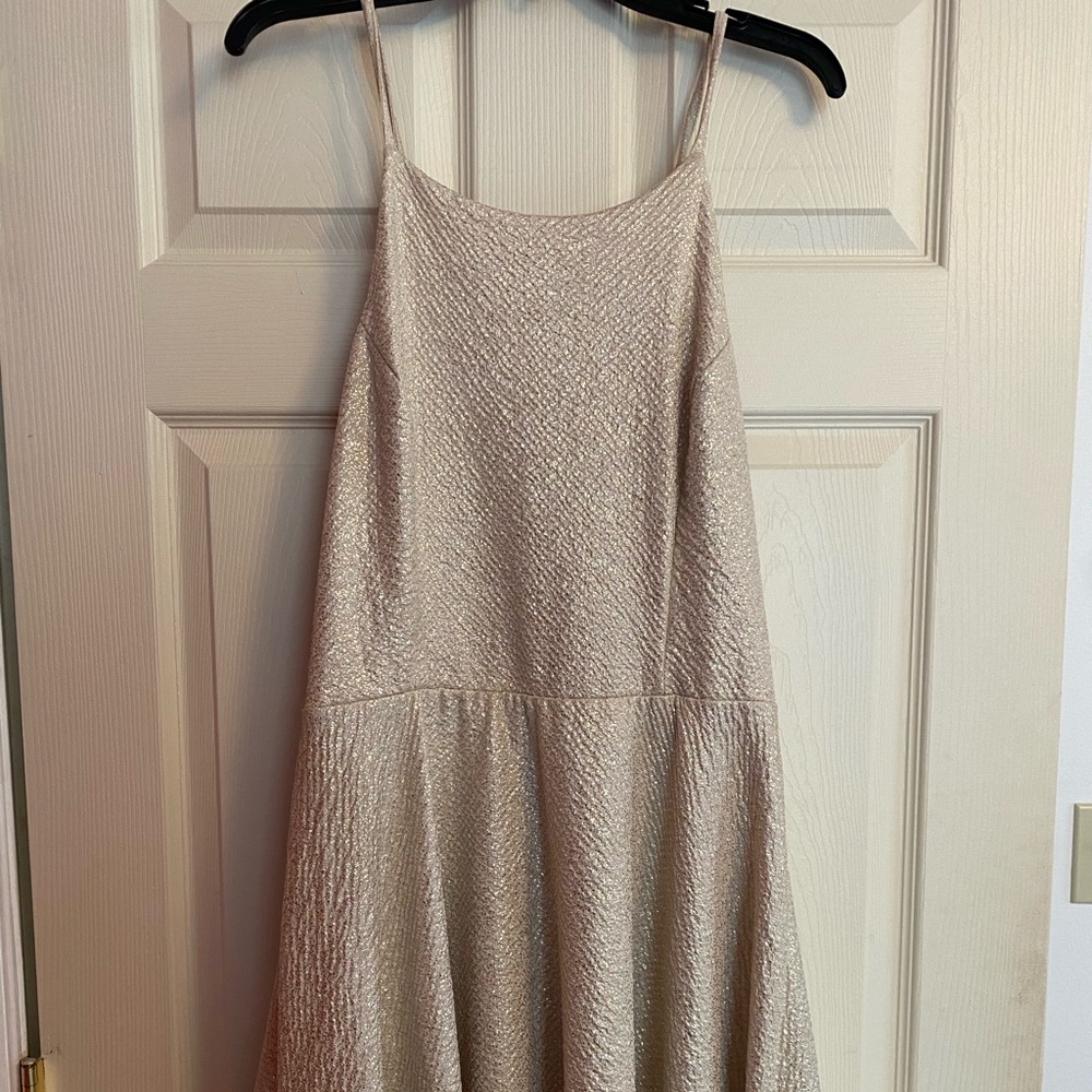 White and Gold Dress